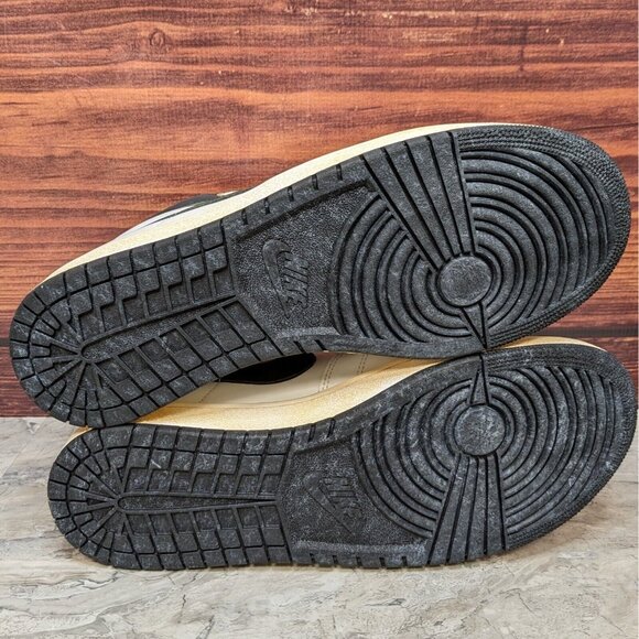 Nike Jordan Air Ship PE x A Ma Maniere Men's 11.5 White Black Shoes DX4976-100 - Picture 10 of 13